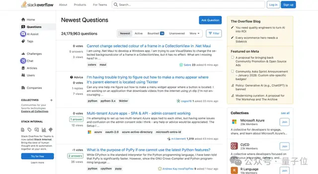 没人提问了但Stack Overflow赚钱更多！AI没有赶尽杀绝